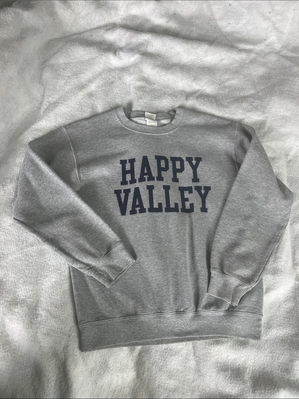 Gray "Happy Valley" Crewneck Sweatshirt